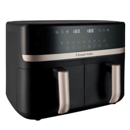 Russell Hobbs 27680, 9L, Dual Basket Air Fryer, Black