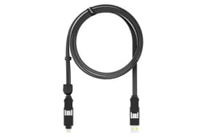 Rolling Square inCharge XL Cable | Urban Black | 2m