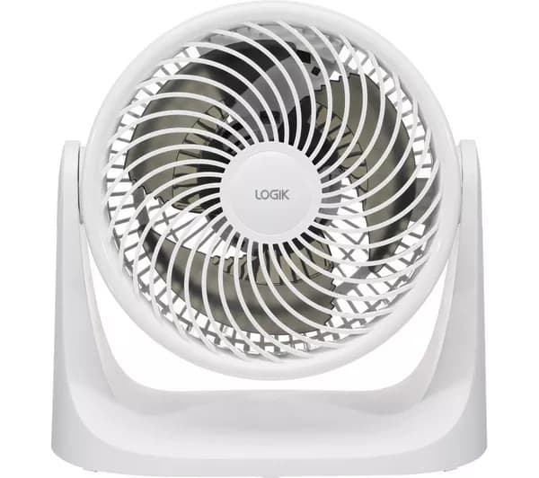 LOGIK L07DFW25 7" Desk Fan - White