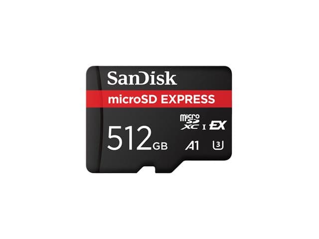 SANDISK - Express - flash memory card - 512 GB - microSD PCI Express Gen 3.1 UHS-I