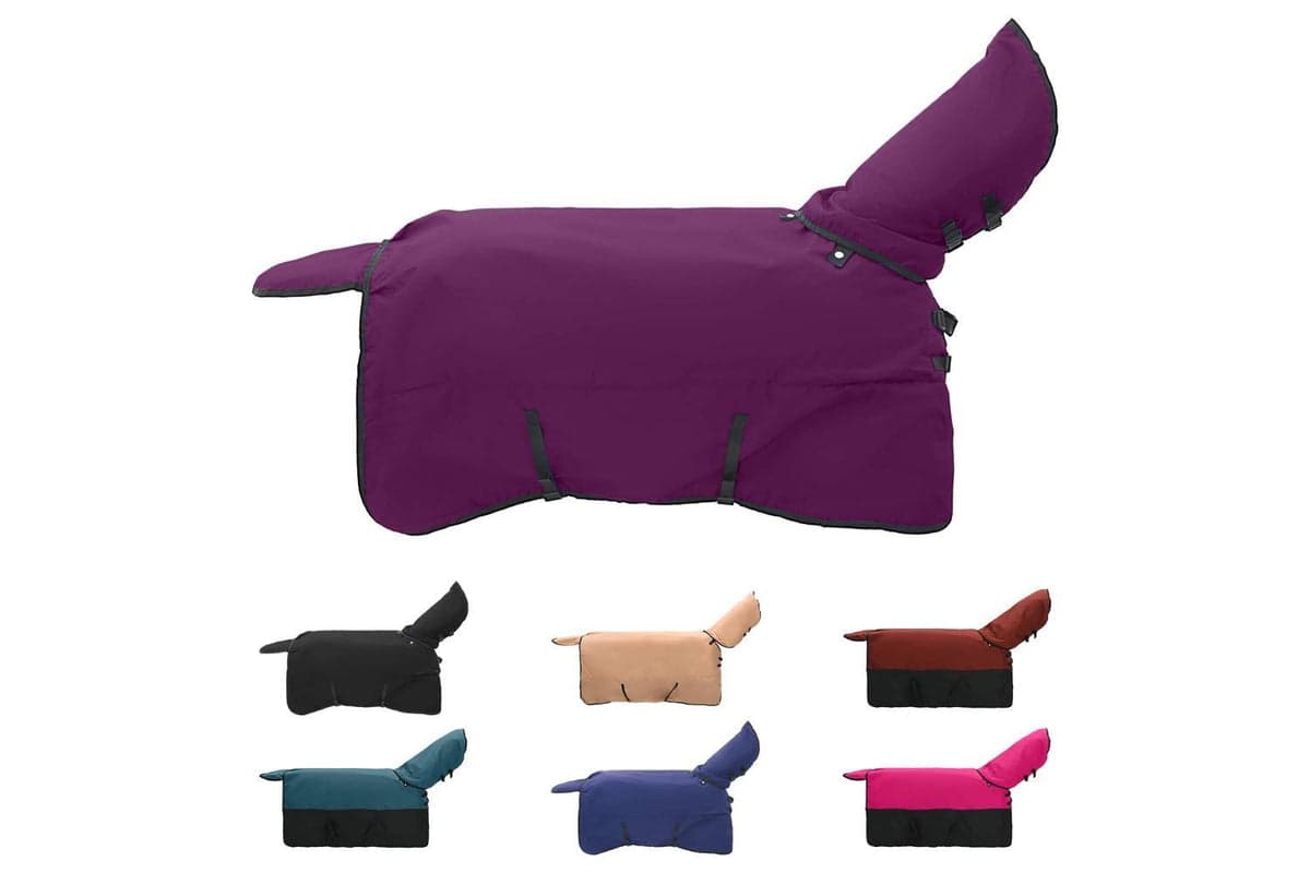 Vidaxl Horse Blanket Full Purple 75 Cm Polyester
