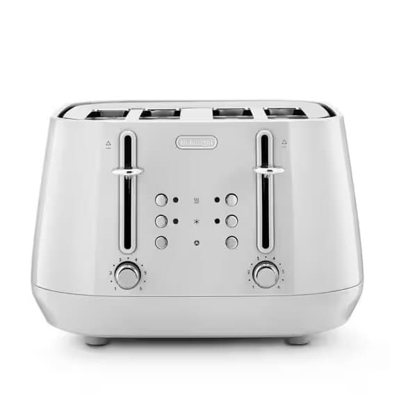 Delonghi Eclettica 4 Slice Toaster - White | CTY4003.W