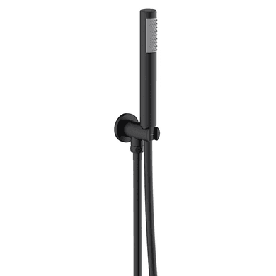 ONLY OPENED - Matt Black Hose with Wall Bracket - Arissa