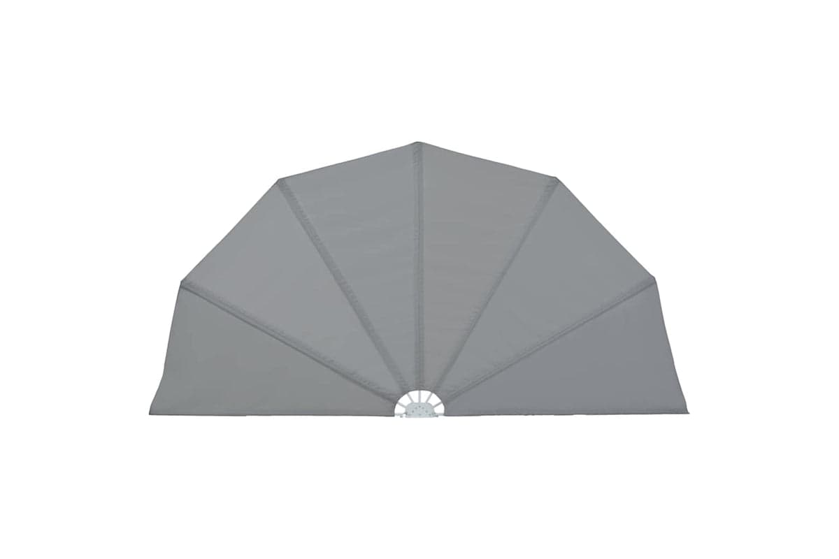 vidaXL 44575 Collapsible Terrace Side Awning Grey 160cm