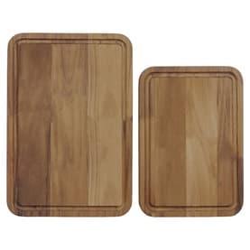 Teak Cutting Board Two-Piece Set