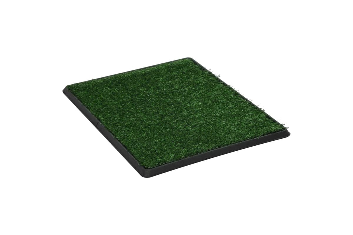 vidaXL 170768 Pet Toilet With Tray & Faux Turf Green 64x51x3cm Wc