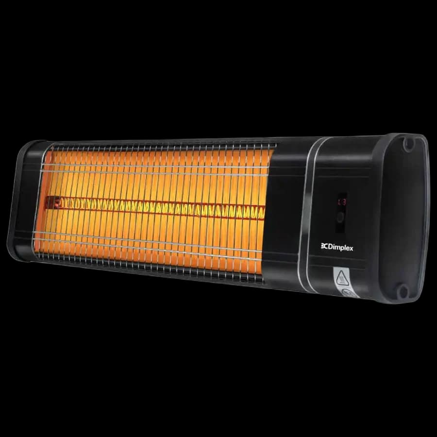 Dimplex 2500W Eco Smart Wall Mounted Carbon Infrared Heater - Black | DXOTDRWM25