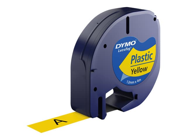 DYMO - LetraTAG - tape - 1 cassette(s) - Roll (1.2 cm x 4 m)