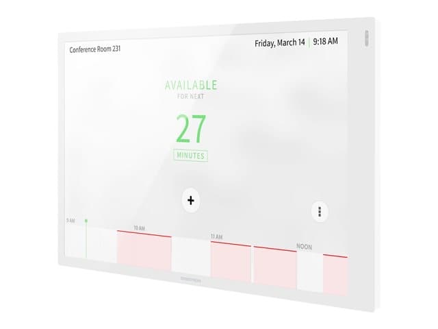 CRESTRON ELECTRONICS - Crestron Room Scheduling Touch Screen TSS-1070-W-S - Room manager - wired, wireless - 802.11a/b/g/n/ac, Bluetooth - 2.4 Ghz, 5 GHz - 10/100 Ethernet - smooth white