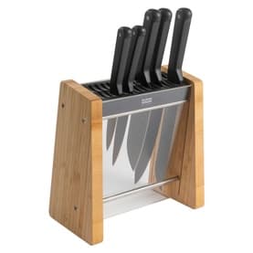 ICED Bamboo Six-Piece Knife Block Set