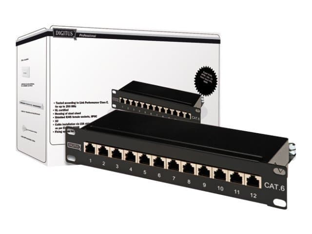 DIGITUS - DN-91612S - patch panel - 1U