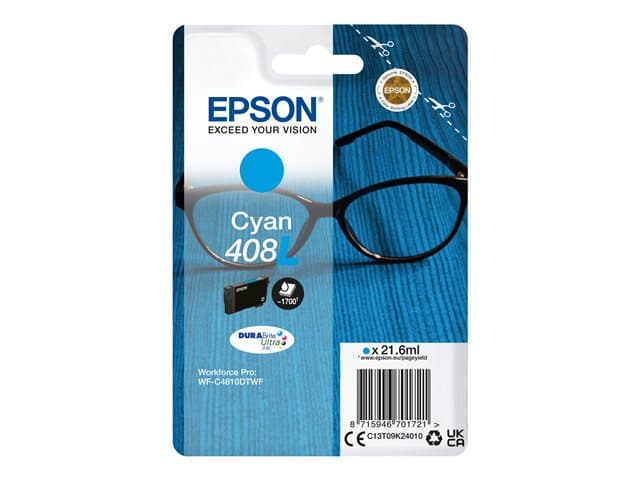 EPSON - 408L - cyan - original - ink cartridge