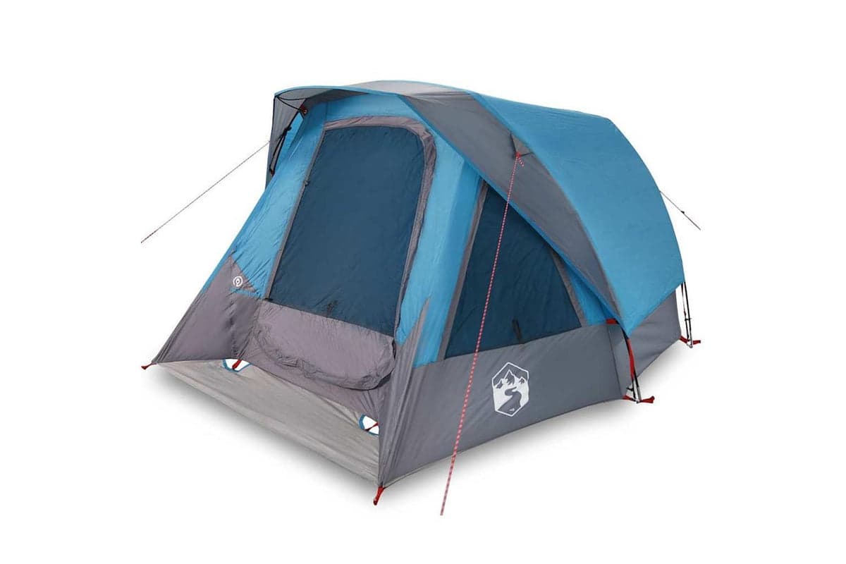 Vidaxl Family Tent Cabin 6-person Blue Waterproof