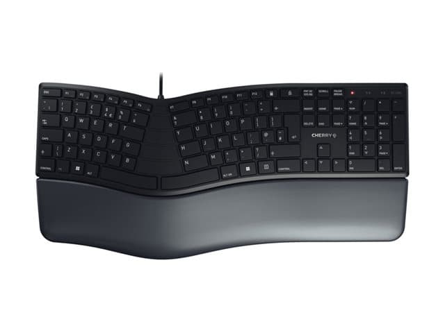 Cherry - KC 4500 ERGO - keyboard - QWERTY - UK - black Input Device
