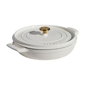 Castèra Enamel Cast Iron Shallow Dish 30cm