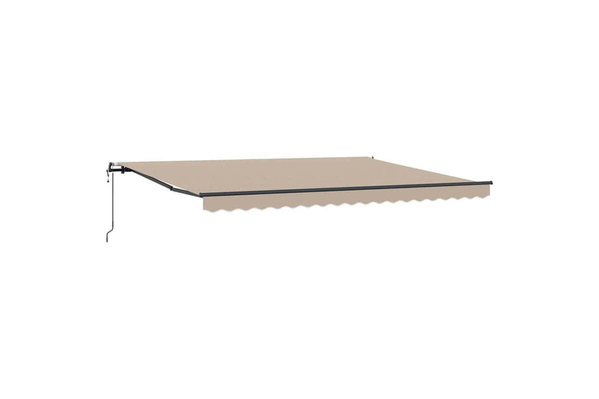 Vidaxl Retractable Awning Beige 450 X 300 Cm Fabric