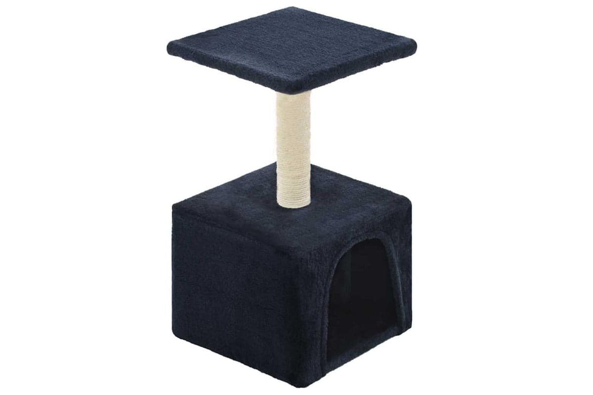 Cat Tree With Sisal Scratching Post 55 Cm Dark Blue