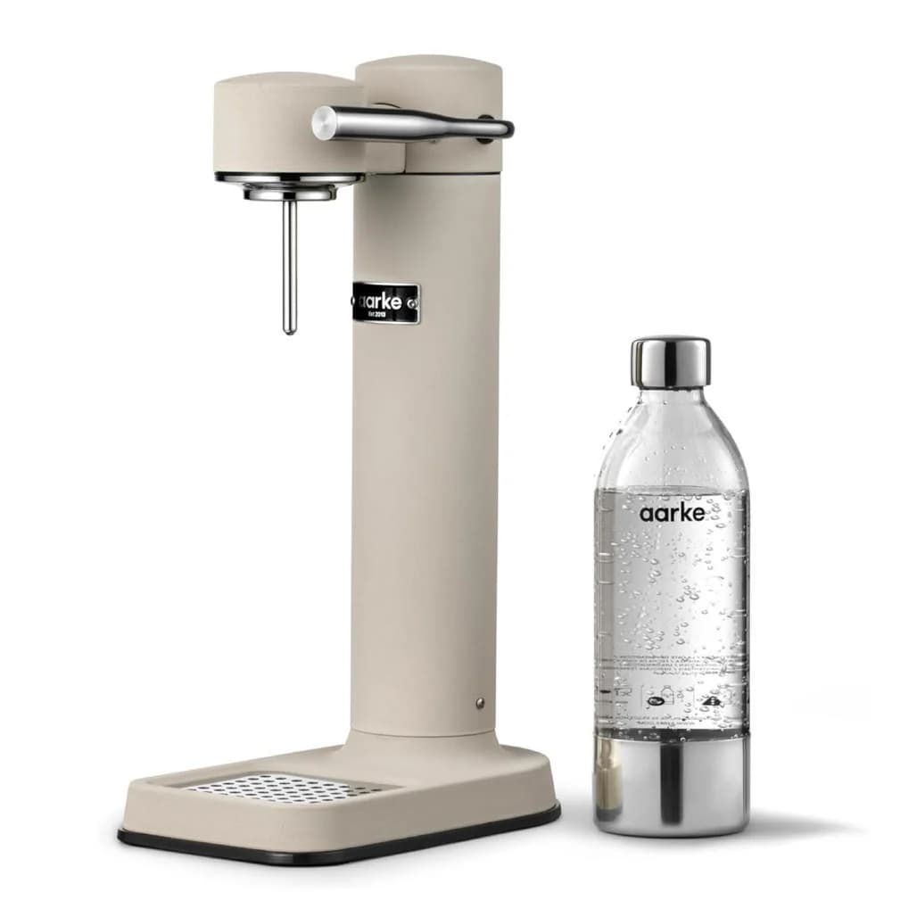 Aarke Carbonator 3 Sparkling Water Maker, Sand | AAC3-Sand