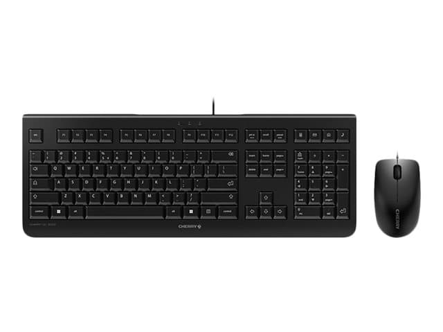 Cherry - DC 2000 - keyboard and mouse set - US - black Input Device