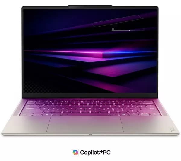 LENOVO Yoga Slim 7 14" Laptop - Intel® Core™ Ultra 5, 512 GB SSD, Seashell