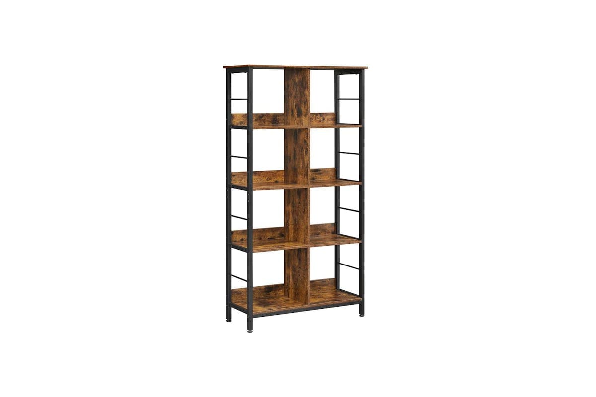 Vasagle Bookcase | Bookcase | Particleboard And Steel | 80 X 33 X 149 Cm