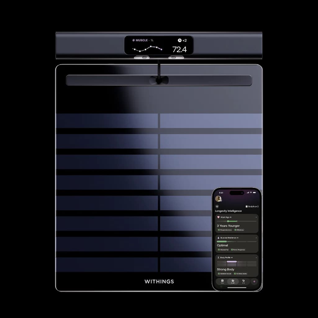 Withings BodyScan 2 Smart Scale - Black | WBS15-BLACK-ALL-INT