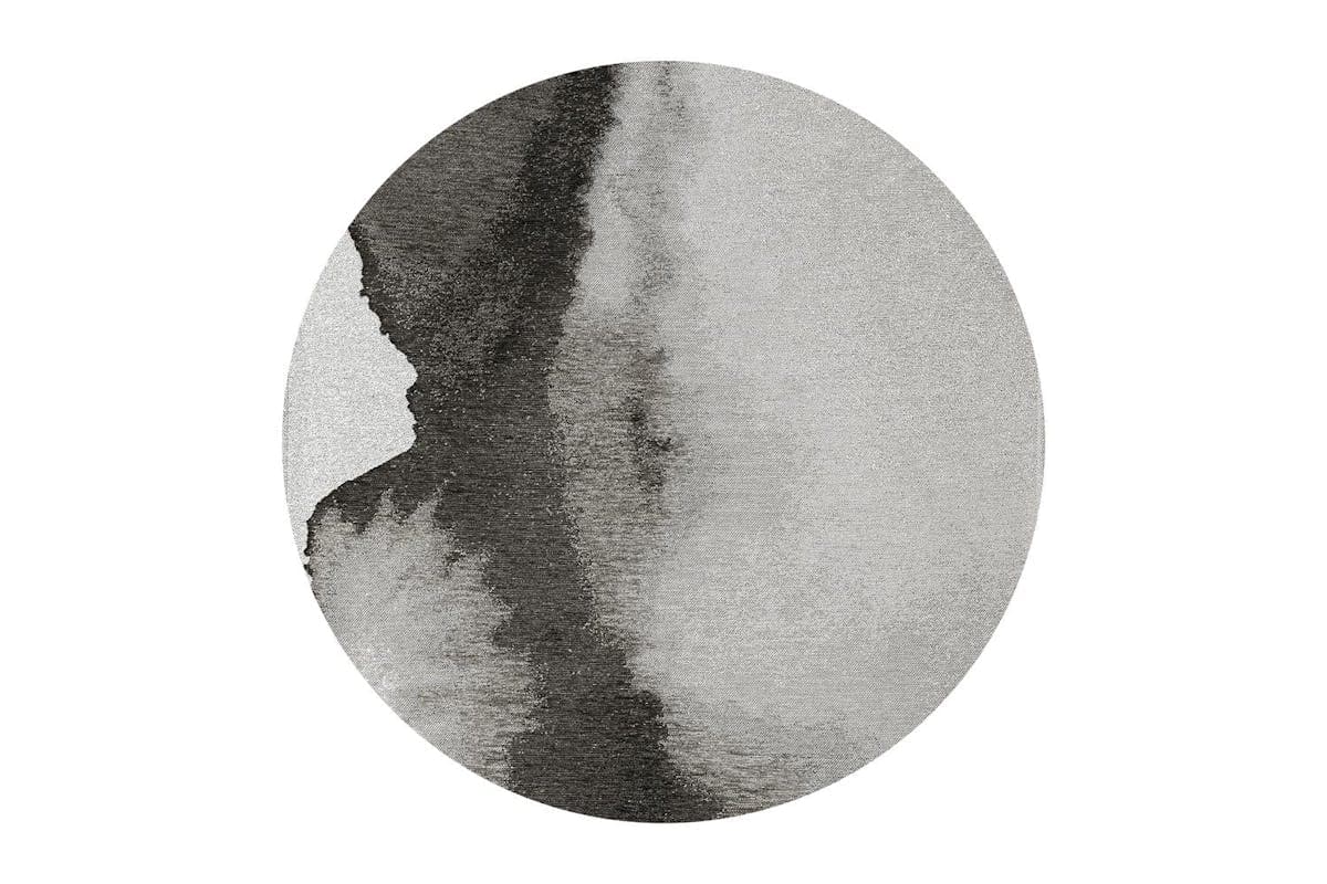 Louis De Poortere | Black Shadow Rug | 240 x 240 cm