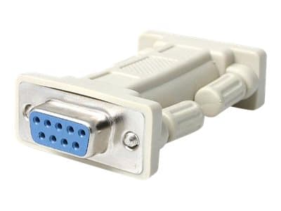 STARTECH.COM - StarTech DB9 RS232 Serial Null Modem Adapter - F/F - Null modem adapter - DB-9 (F) to DB-9 (F) - NM9FF - Null modem adapter - DB-9 (F) to DB-9 (F) - for P/N: EC1S952, EC2S952, PCI2S232485I