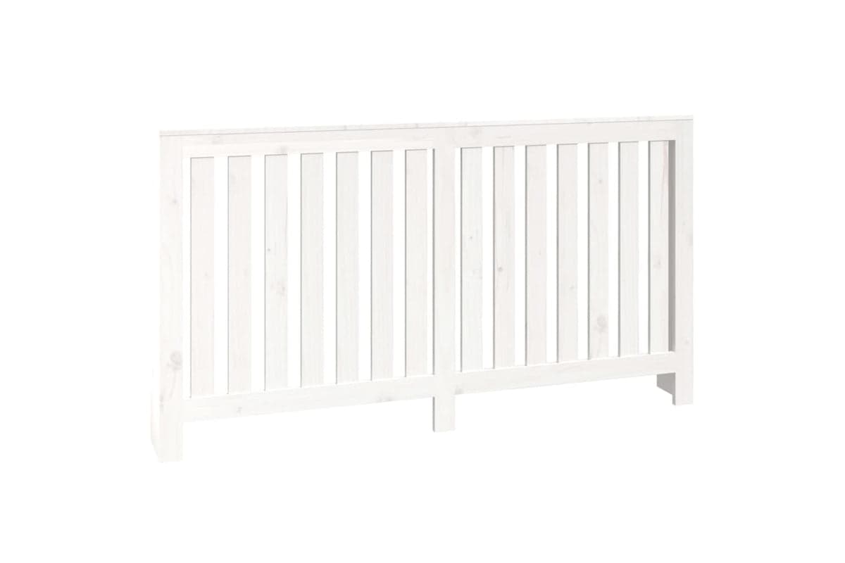 vidaXL 822577 Radiator Cover White 153x19x84cm Solid Wood Pine