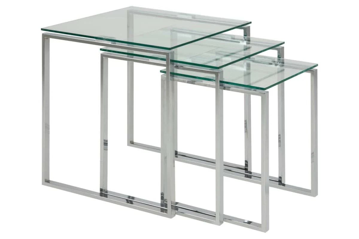 Trey Nest of Tables | Clear