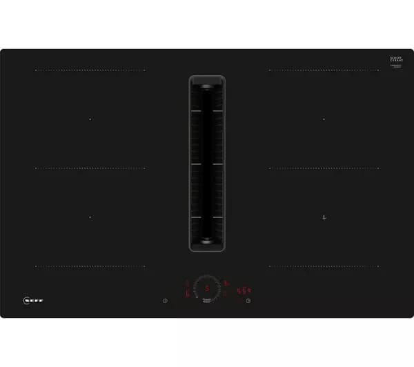 NEFF N70 V58NHQ4L0 80 cm Vented Electric Induction Smart Hob - Black