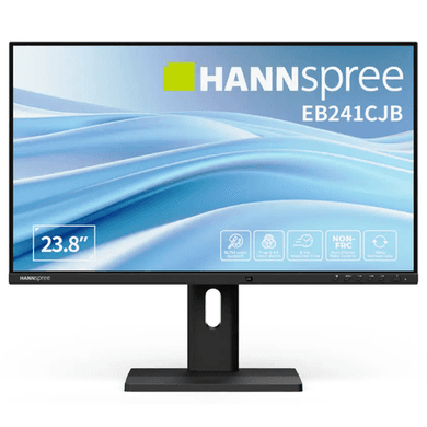 Refurbished HANNspree 23.8" Hybri Paperlike TN Transflective LCD Full HD Eye-Care USB-C Height-Adjustable Monitor