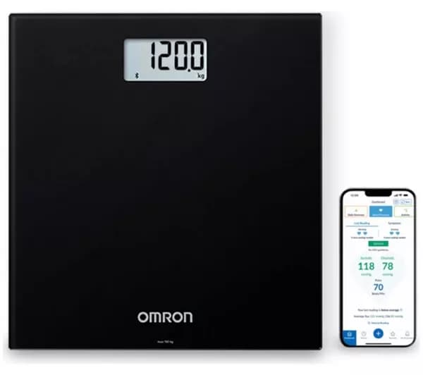 OMRON HN300T2 Intelli IT Bathroom Scale - Black