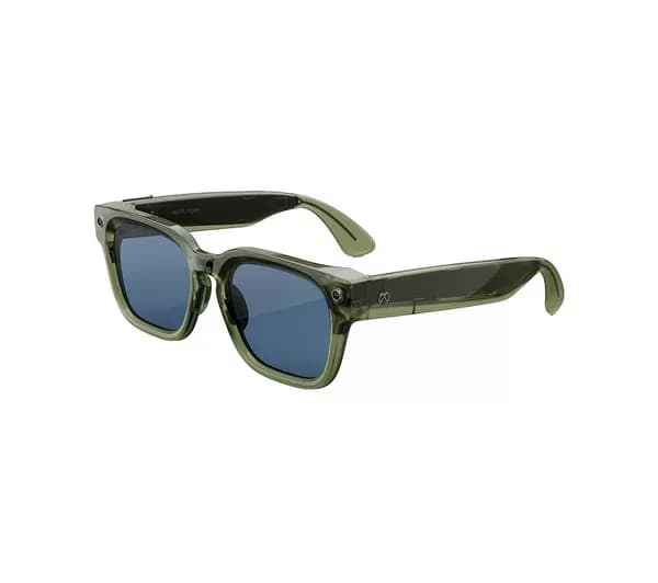 META Fury Glasses - Racing Green, Light Blue Atlantic Lenses