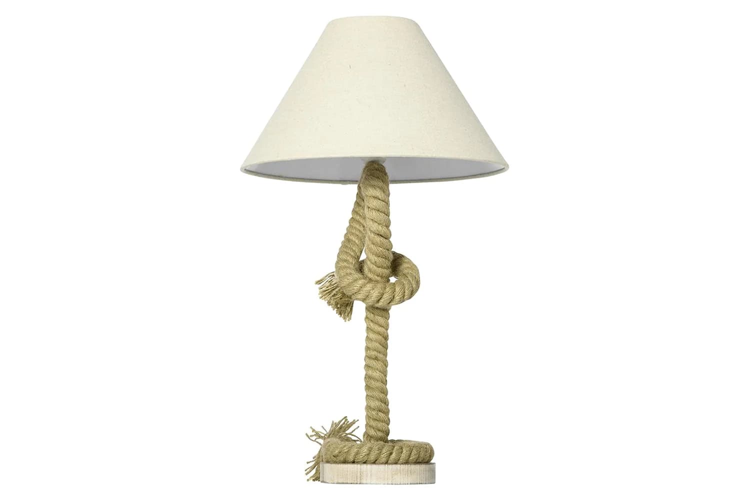 Homcom | Wood Based Table Lamp | Brown/White