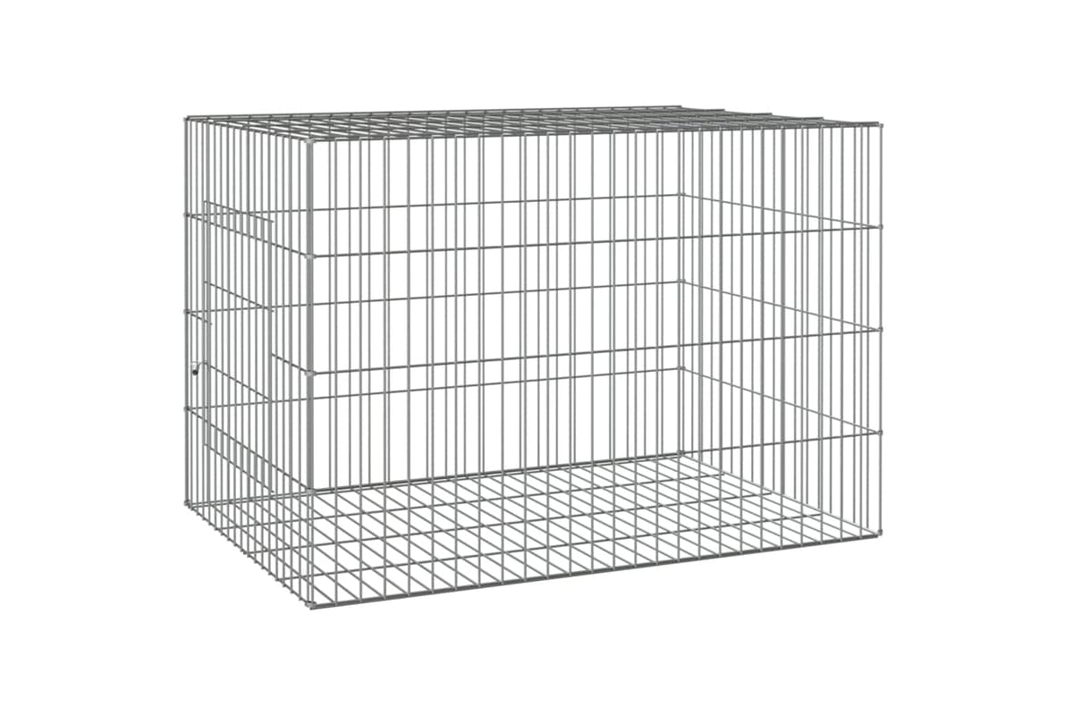 vidaXL 171567 Rabbit Cage 78x54x54cm Galvanised Iron