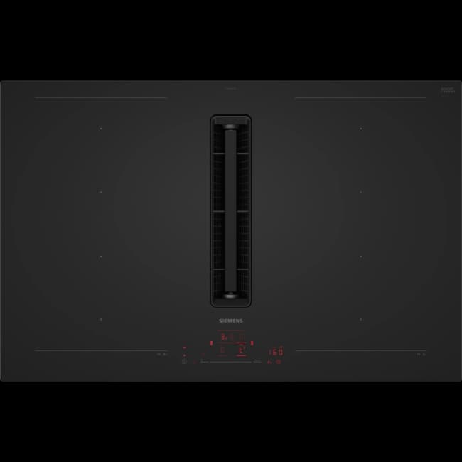 Siemens IQ700 Induction Hob with Integrated Ventilation System - Matt Black | EX81AHL26E