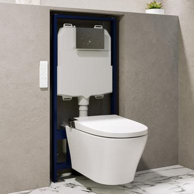 Purificare Wall Hung Smart Bidet Japanese Toilet with Heated Seat