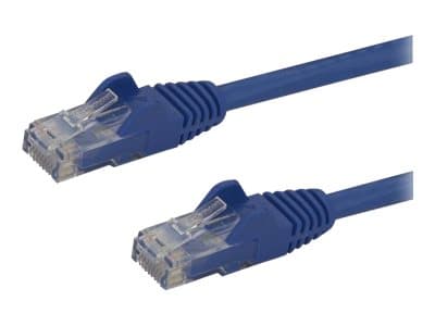 STARTECH.COM - Startech 10m CAT6 Ethernet Cable, 10 Gigabit Snagless RJ45 650MHz 100W PoE Patch Cord, CAT 6 10GbE UTP Network Cable w/Strain Relief, Blue, Wiring is UL Certified/TIA - Category 6 - 24AWG (N6PATC10MBL) - patch cable - 10 m - blue
