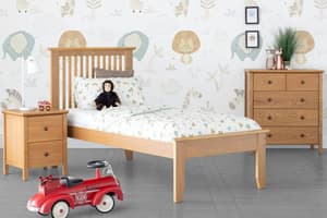Ezra Bed Frame | Single | 3ft | Ash