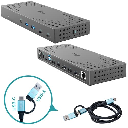 I-TEC - USB 3.0 3X 4K DOCK GEN 2 USB 3.0/ C/ TB 3/4 PD100W UK