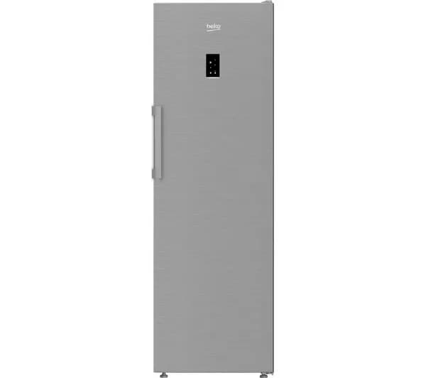 BEKO Pro HarvestFresh AeroFlow LNP4686LVPS Tall Fridge - Stainless Steel