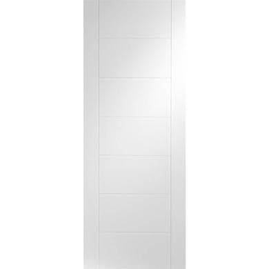 Internal White Primed FD30 Fire Door - 2040 x 826 x 44mm - Palermo - XL Joinery
