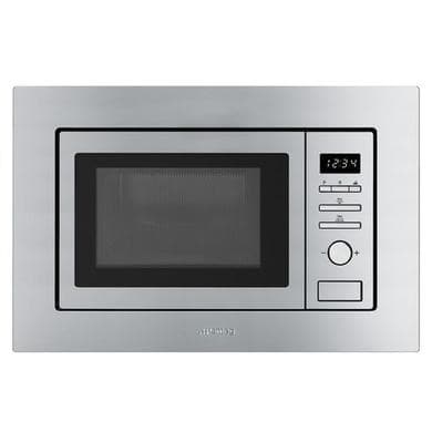 Smeg Built-In 700W Microwave with Grill - Stainless Steel