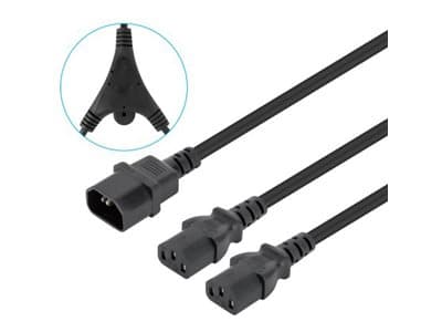 MANHATTAN - power extension cable - power IEC 60320 C13 to IEC 60320 C14 - 1.8 m