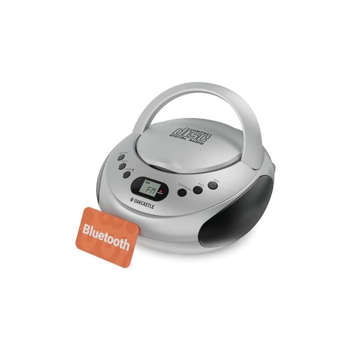 Majority 1000002940, CD Boombox with FM Radio, Silver