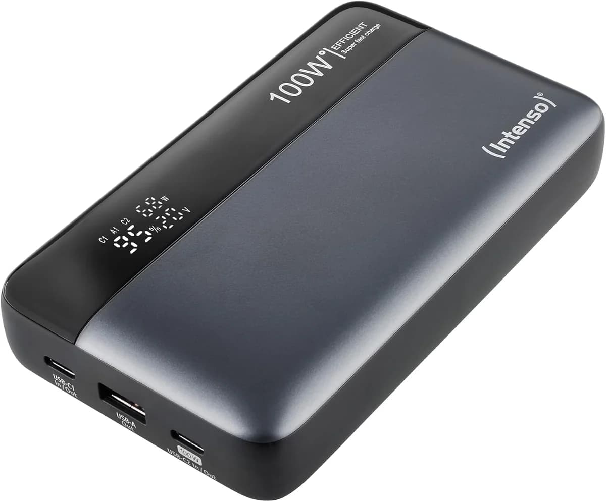 Intenso HE25000 25000mAh 140W Laptop Power Bank - Grey | 7350060