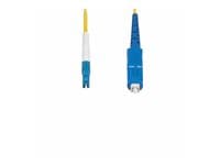 STARTECH.COM - Startech 1m (3.3ft) LC to SC (UPC) OS2 Single Mode Simplex Fiber Optic Cable, 9/125╡m, Laser Optimized, 40G/100G, Bend Insensitive, Low insrtion Loss - LSZH Fiber Patch Cord (SPSMLCSC-OS2-1M) - Patch cable - LC/UPC single-mode (M) to SC/UPC single-mode (