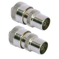 DFE 2 Pack Tv Coax Plugs...
