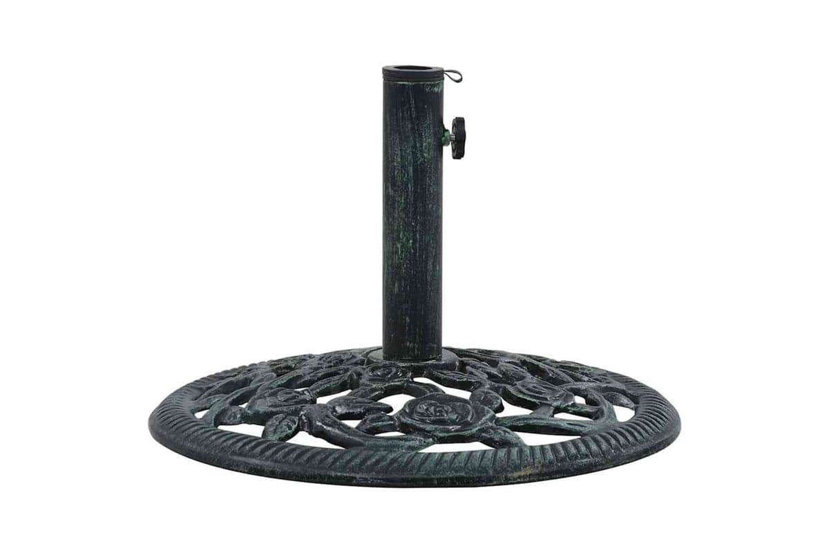 vidaXL 47863 Umbrella Base Green 9 Kg 40cm Cast Iron
